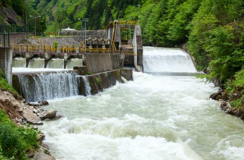 Small hydro power plant in Turkey
